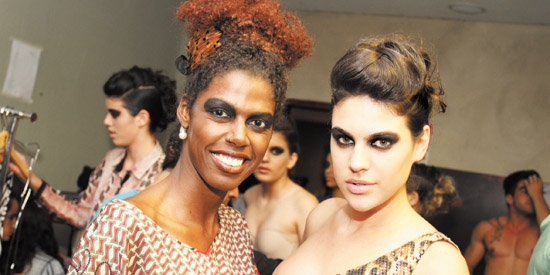 Suzy Borges e Marcela Macedo em noite fashion em em point da cidade